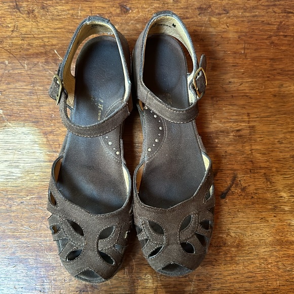 Vintage 70’s Suede Platform Sandals *AS IS* - Picture 4 of 7